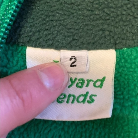 Irish farmyard friends green fleece vest XS - Picture 2 of 10